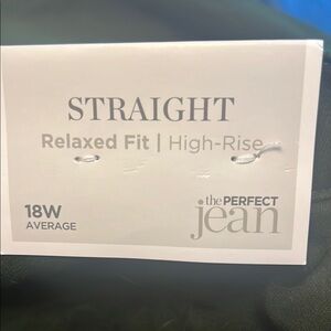 CJ Banks Black Straight High-Rise Men's Jeans